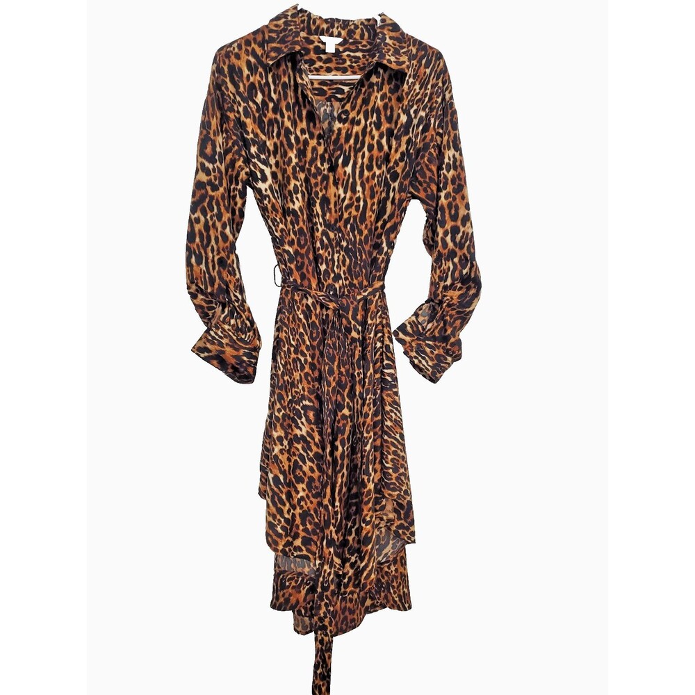 Cato Animal Print Swing Dress Size L